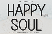 Happy Soul, a Script Font by InermediaSTUDIO (Thumbnail 1 of 8)