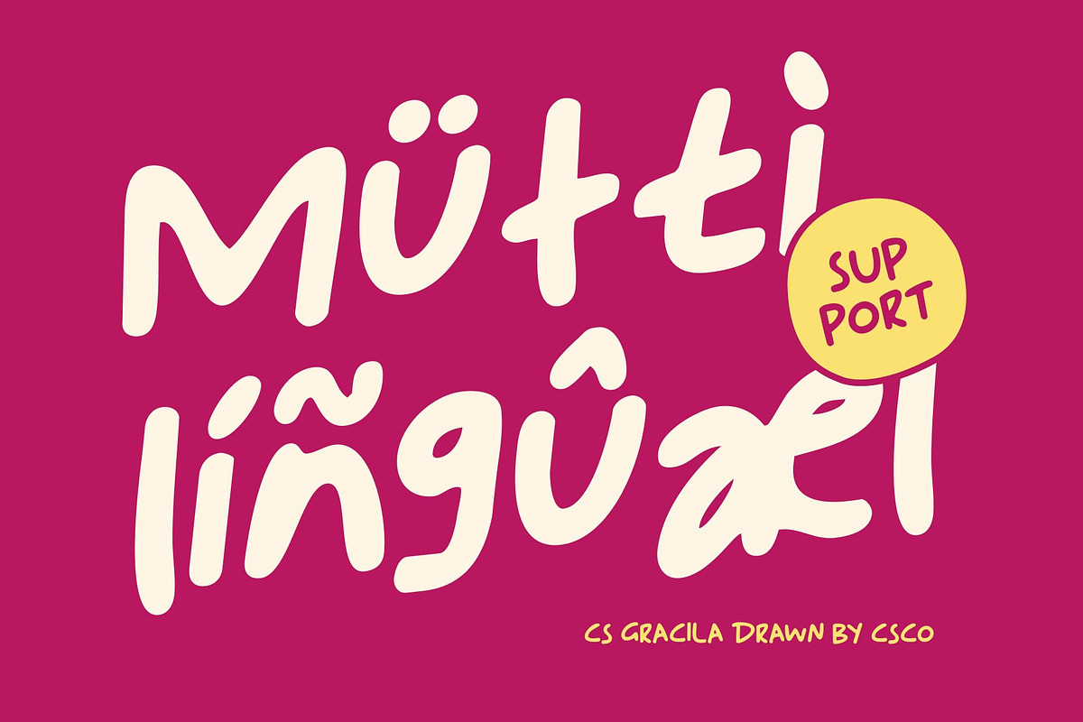 CS Gracila Drawn, a Handwritten Font by Craft Supply Co. (Photo 5 of 8)