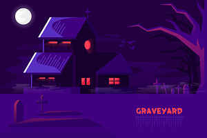 GraveYard - Vector Landscape