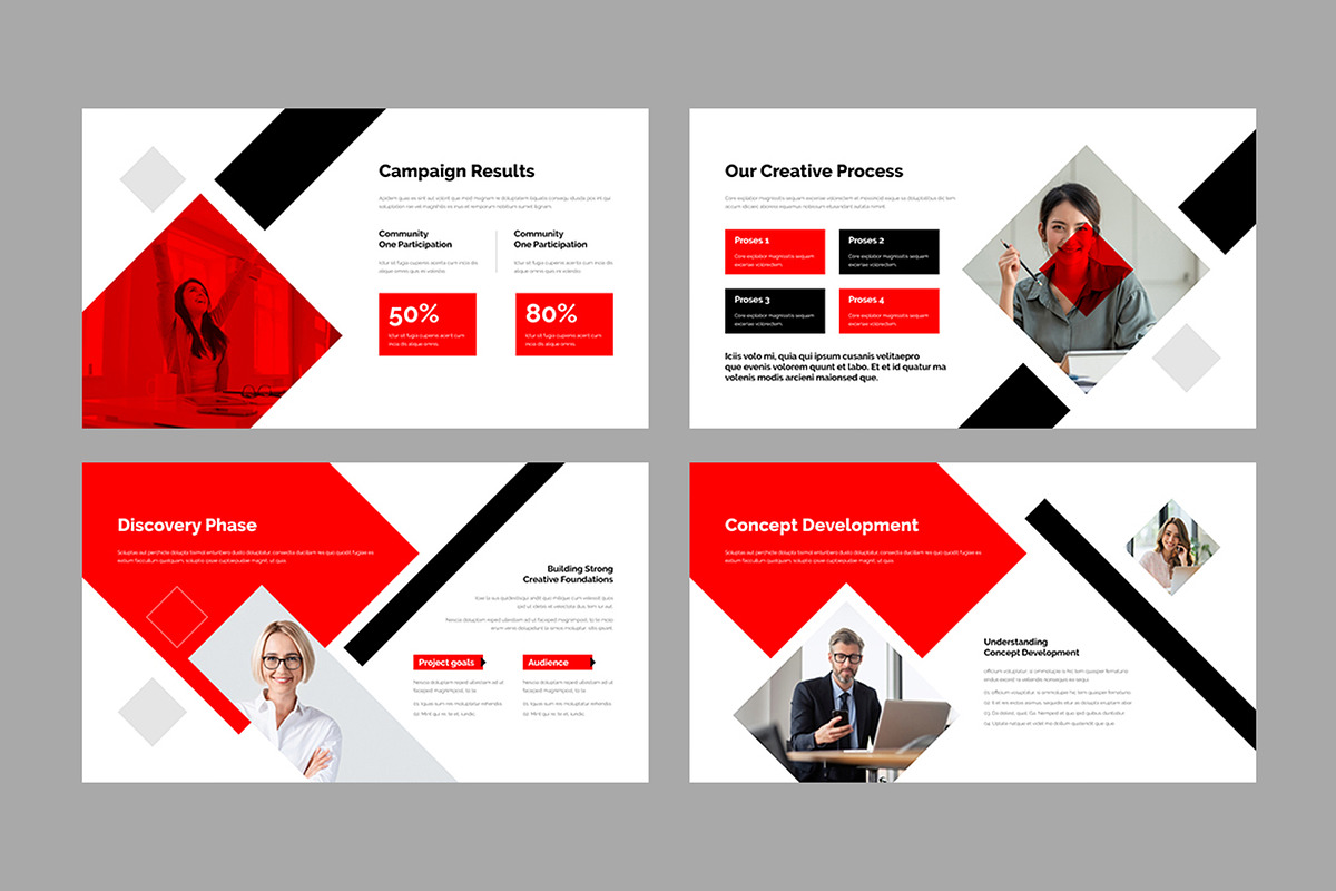 Creative Agency Template, a Presentation Template by White Graphic (Photo 8 of 11)