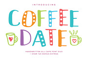 Coffee Date Font Duo + BONUS, a Sans Serif Font by Running With Foxes (Thumbnail 10 of 11)