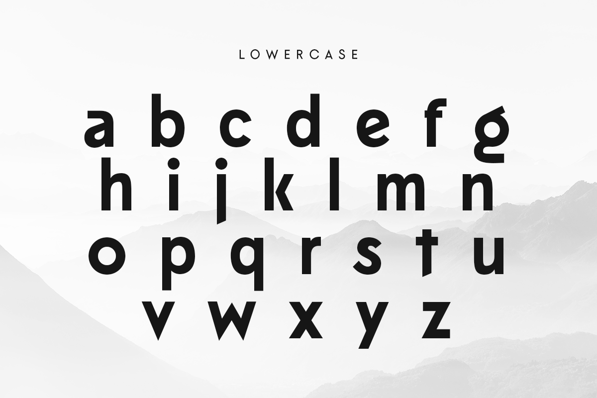 Majer – Modern Logo Sans Serif, a Sans Serif Font by Hamz Studio (Photo 9 of 16)
