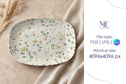 Deco Plate Oval Platter Mockup, a Merchandise Mockup by Mie Mockup Studio (Thumbnail 8 of 8)