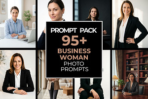 95 Business Woman Photo Prompts, a Business Photo by Selenique Studio