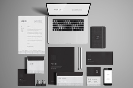 Stationery / Branding Mock-Up, a Product Mockup by Momogi