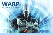 Warp - Photoshop Action, an Action Add-On by GrafxFun (Thumbnail 1 of 5)