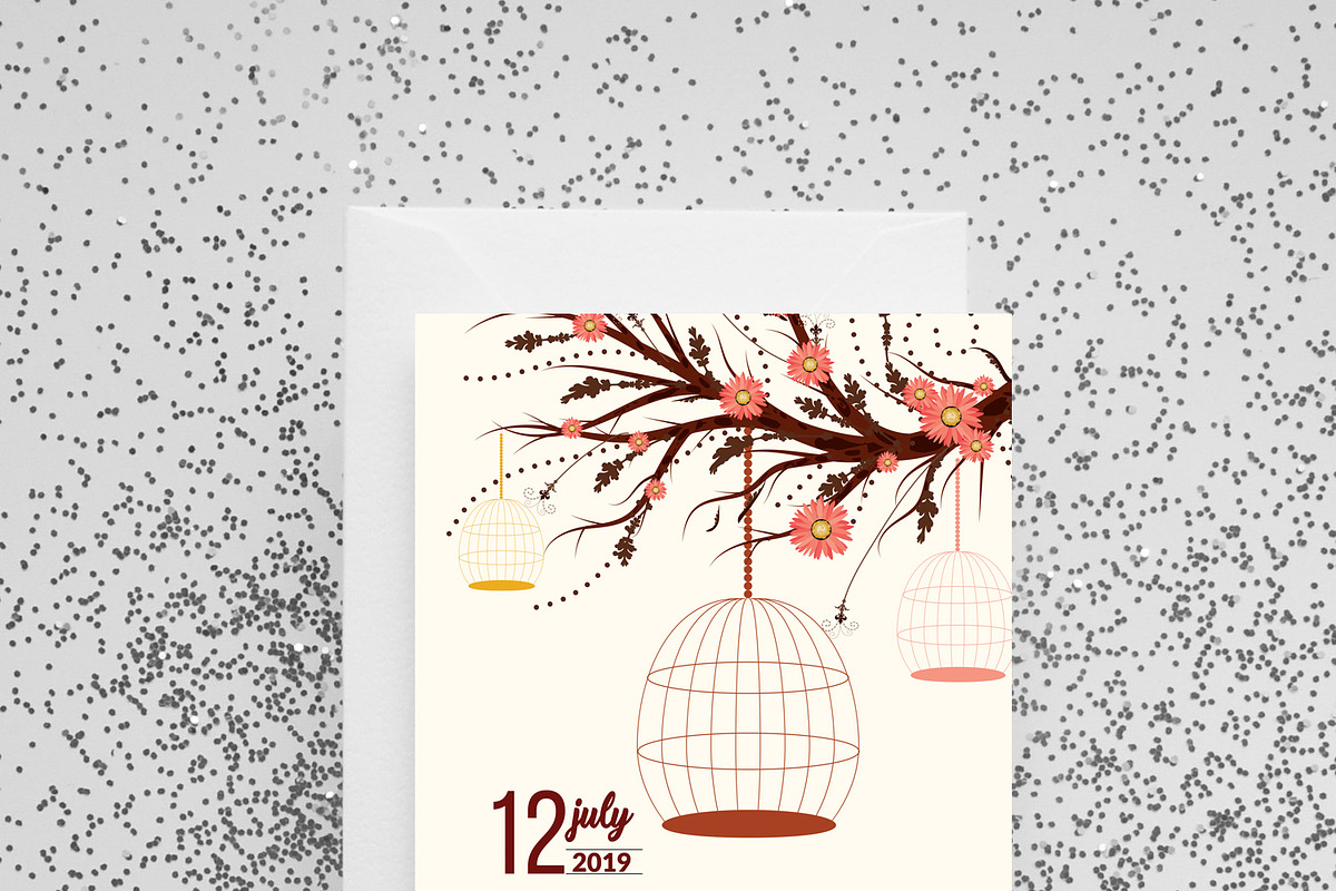 Save the Date Card invite Template, an Invitation Template by Design Up (Photo 3 of 3)