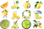 Summer Lemon Clipart, an Illustration by Designworld (Thumbnail 2 of 5)