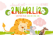 Animalia - Alphabet illustration Set, an Animal Illustration by Pingebat (Thumbnail 1 of 7)
