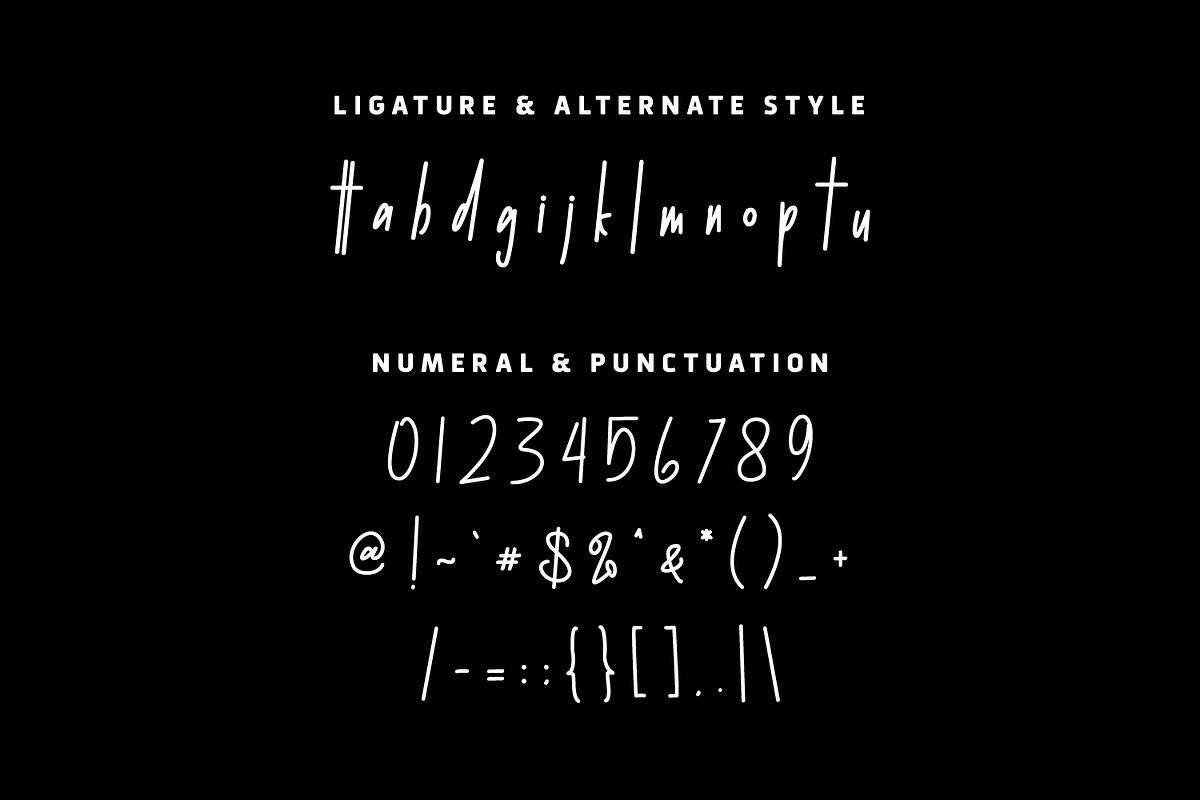Cashter Casual Script Sans Font, a Script Font by Maulana Creative (Photo 5 of 7)