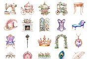 Watercolor Preppy French Feminine, an Illustration by Design Market (Thumbnail 3 of 3)