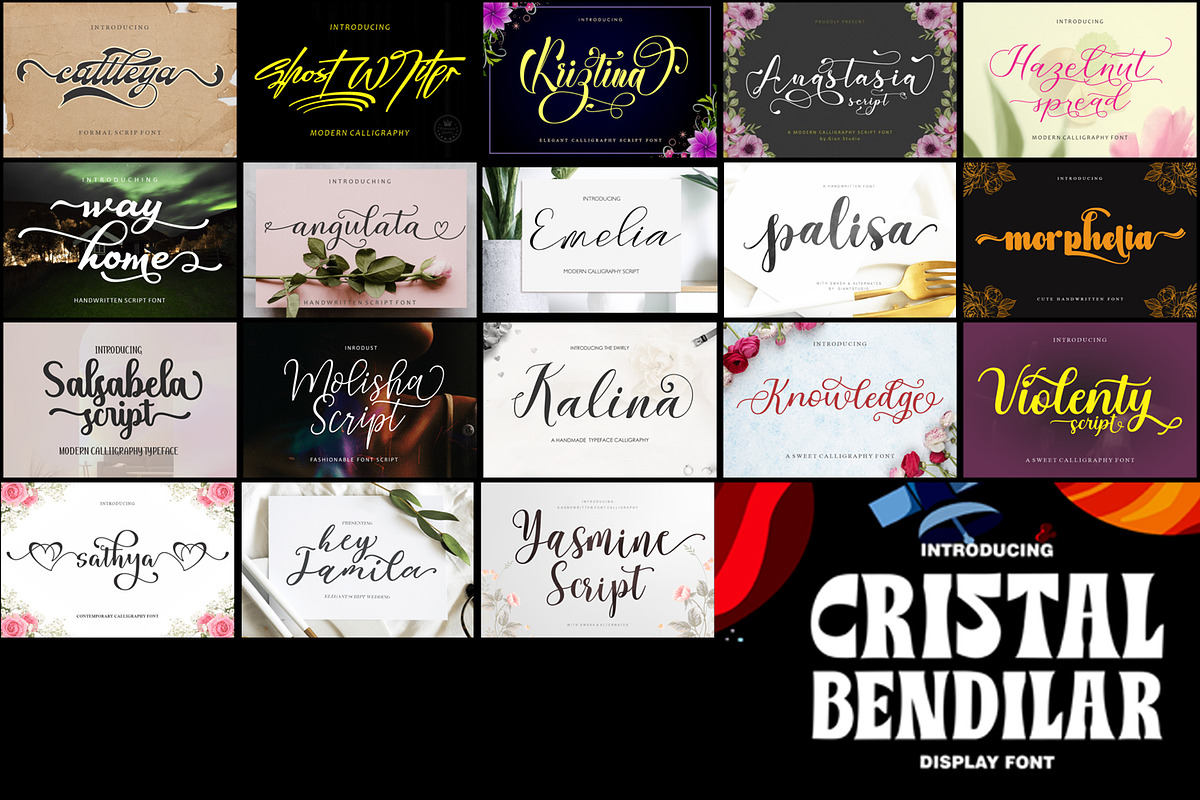 Golden for All Seasons Font Bundle, a Handwritten Font by JustArtDigital (Photo 4 of 5)
