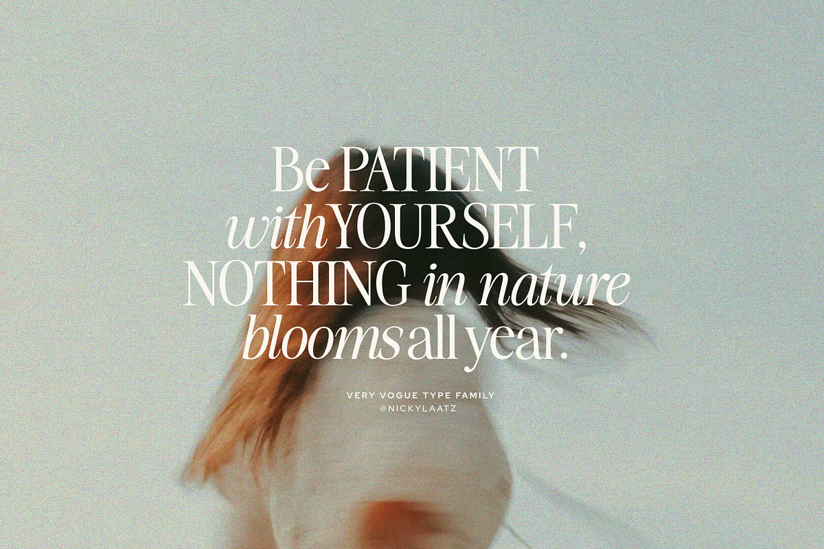 The Very Vogue Serif Family, a Serif Font by Nicky Laatz (Photo 26 of 37)