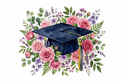 Graduation Clipart Collection PNGs, an Education Illustration by VetalStock (Thumbnail 10 of 20)