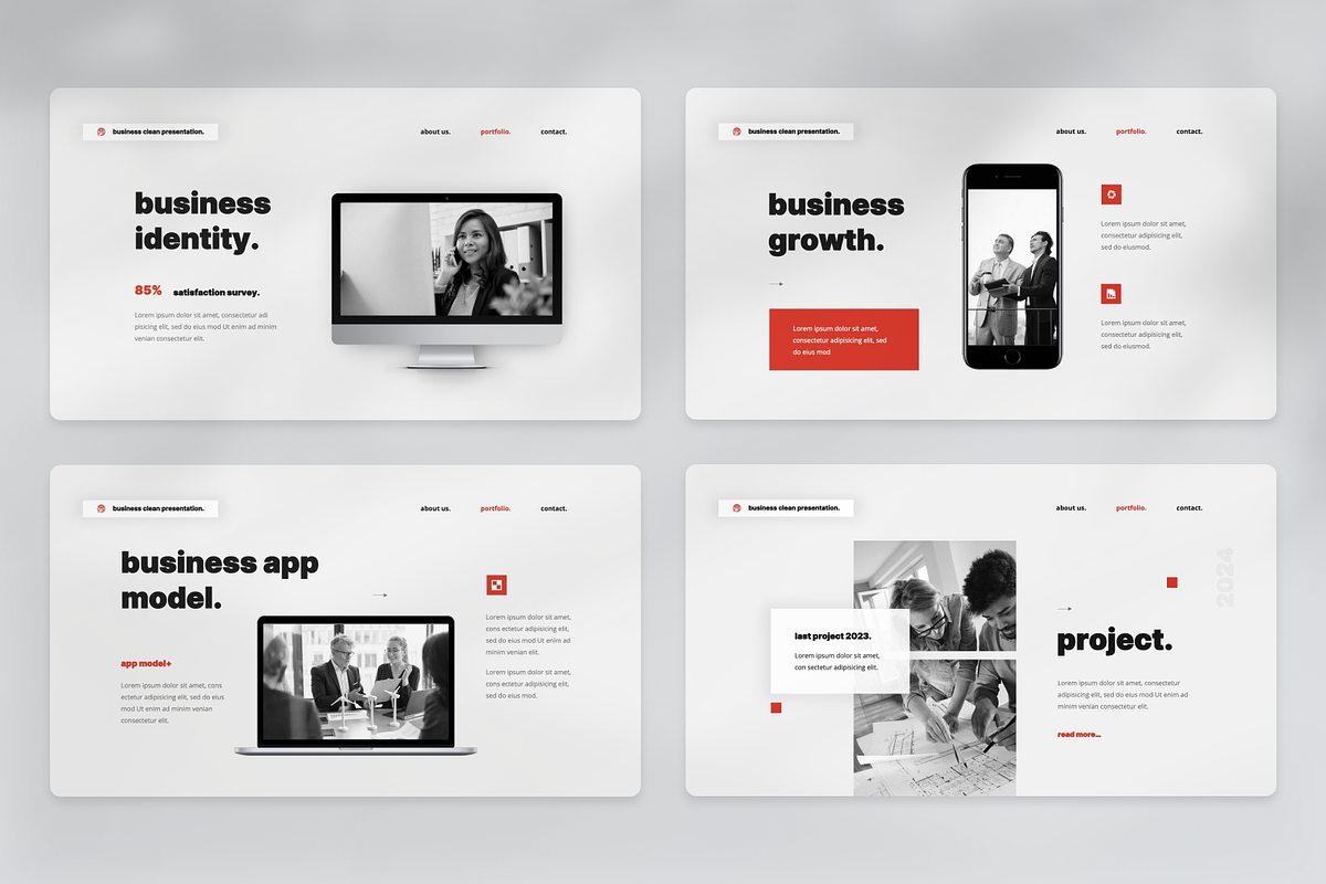 Business Clean Presentation Keynote, a Presentation Template by SquidPixey (Photo 4 of 7)