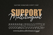 Hustine Signature Script Font, a Script Font by Typebae (Thumbnail 8 of 8)