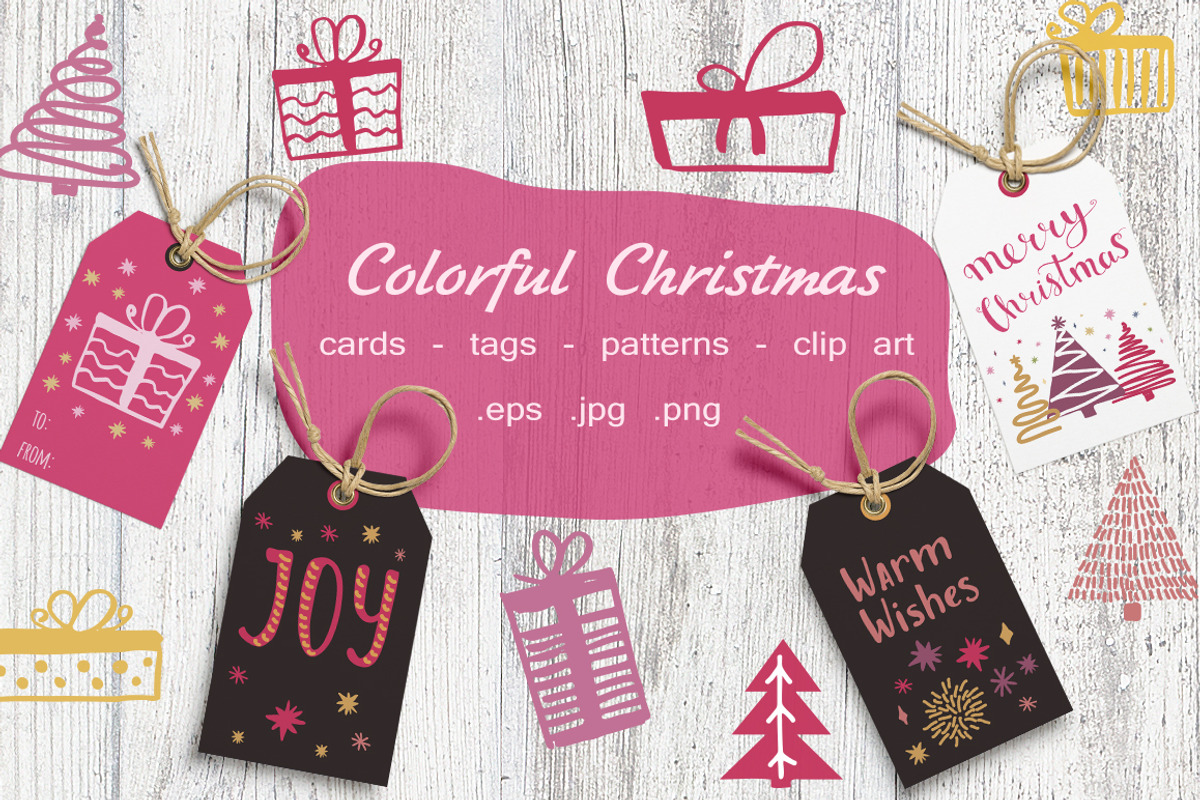 Christmas Bundle | Clipart & Pattern, an Animal Illustration by Cozy pattern shop (Photo 14 of 15)
