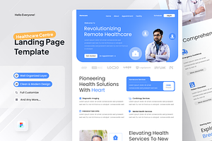 Homcare - Medical Landing Page, a Landing Page Template by SquidPixey