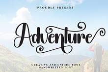 Adventure | Script Font