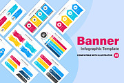Banner Infographics Template EPS, a Presentation Template by Mighty-Slide (Thumbnail 1 of 7)