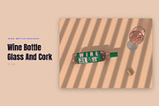 Wine Bottle Mockup Pack, a Cups & Container Mockup by Motion-Box (Thumbnail 13 of 24)