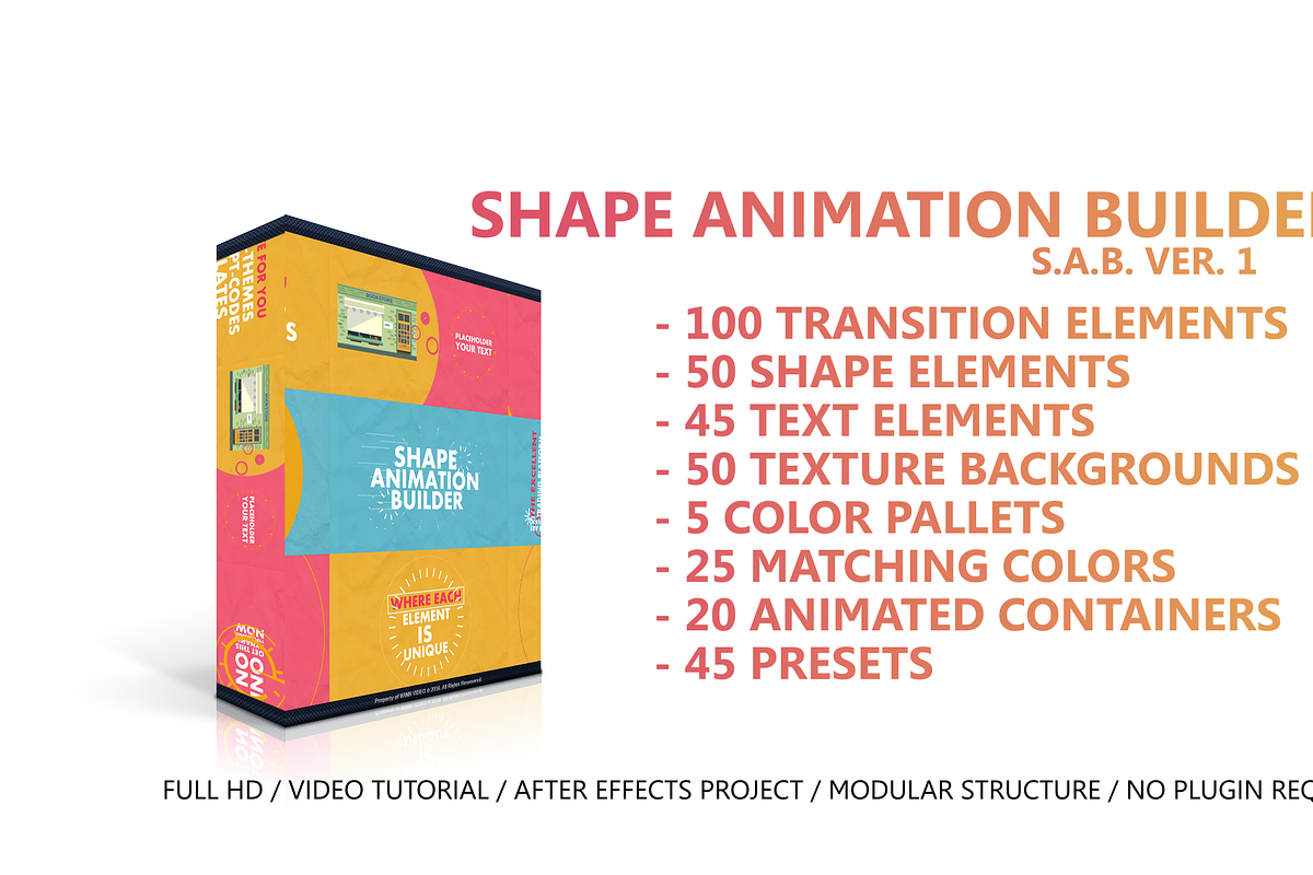 Shape Animation Builder, a Templates & Theme by WINNVIDEO (Photo 2 of 2)