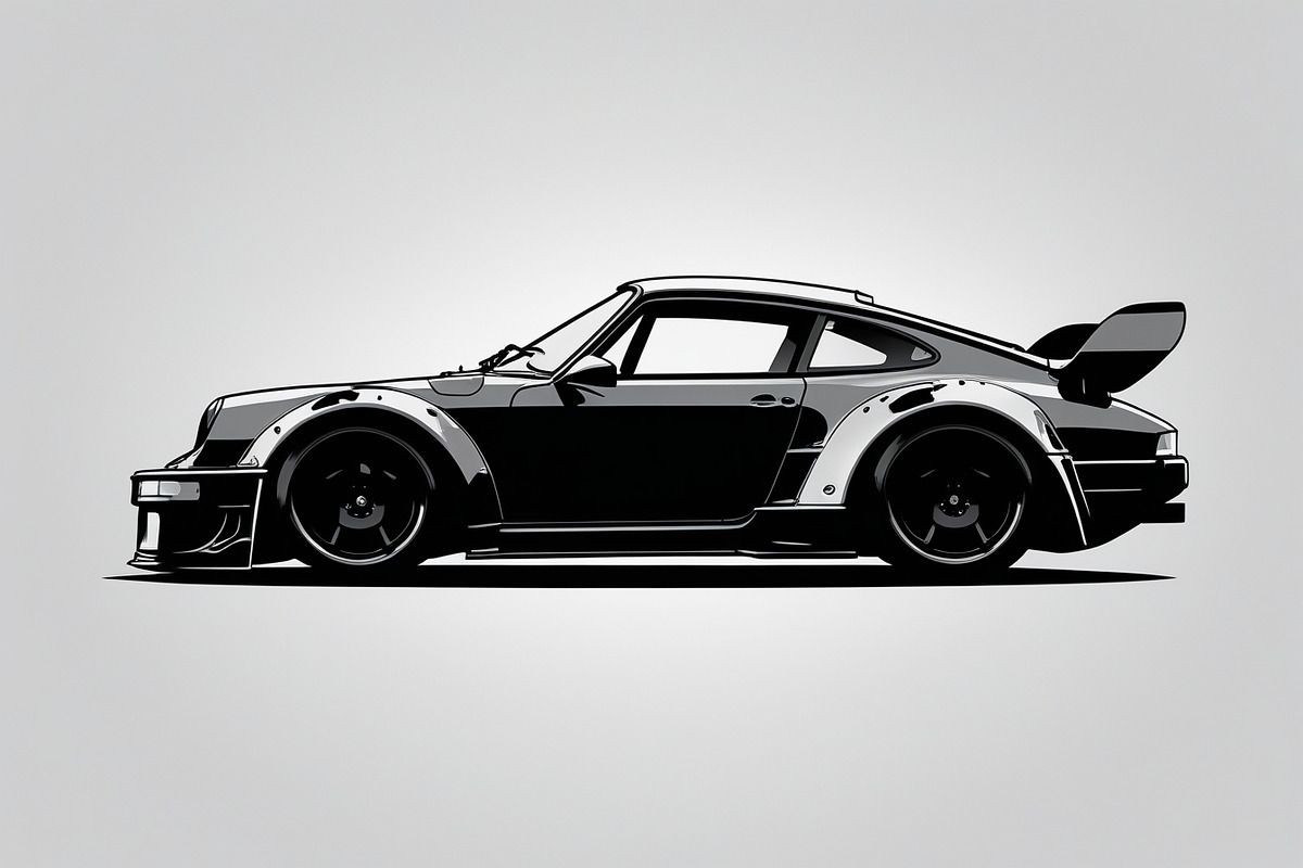 Racing Car Collection, an Illustration by Designer_Momina (Photo 2 of 9)