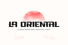La Oriental Font