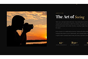 Art Photography Dreamweaver Template, a HTML Template by Creative House (Thumbnail 2 of 8)