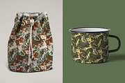 Camouflage pattern with CATS, a Pattern Graphic by pineart (Thumbnail 6 of 6)