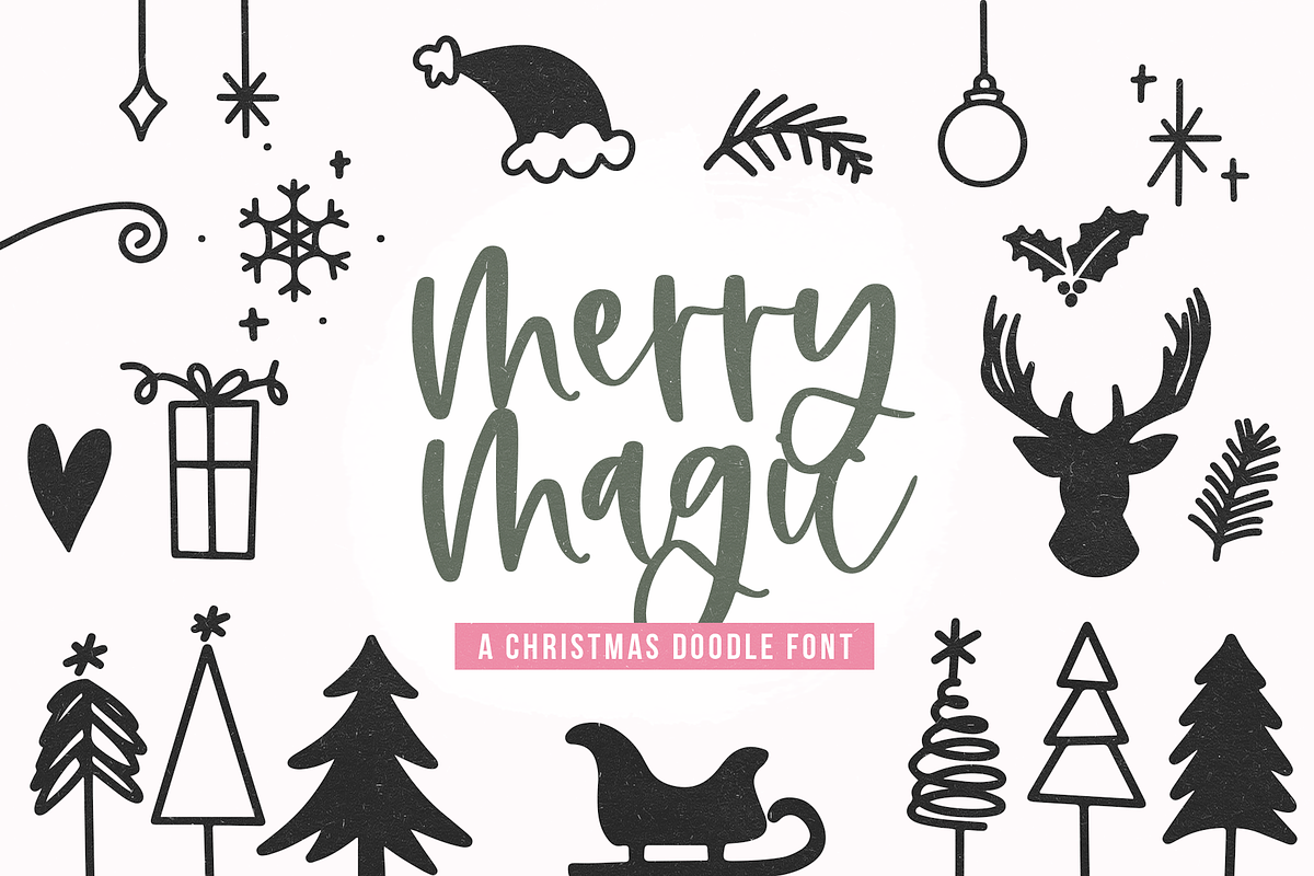 Christmas Font Bundle | 10 Fonts, a Script Font by KA Designs (Photo 21 of 33)