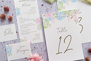 Elegant Hydrangea Wedding Suite, an Invitation Template by BlueRobinDesignShop (Thumbnail 3 of 5)