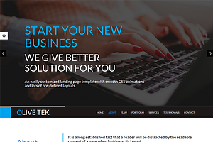 OliveTek - Responsive Template