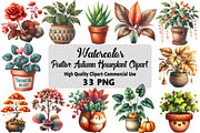 Positive Autumn Houseplant Clipart, an Illustration by Daily.Designs (Thumbnail 1 of 5)
