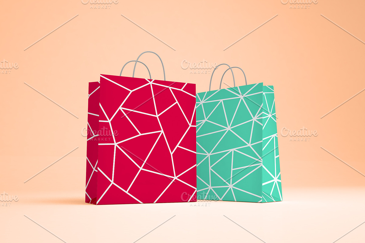 Color seamless polygon patterns, a Pattern Graphic by ExpressShop (Photo 4 of 5)