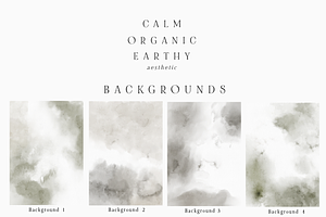 CALM ORGANIC EARTHY Aesthetic