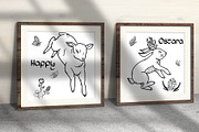 Ostara, Spring, Easter Clipart Pack, a Seasonal Illustration by Ashley Katrina (Thumbnail 22 of 22)