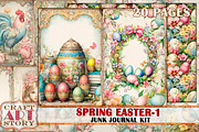 Spring Easter-1 junk journal Kit, an Animal Illustration by CraftArtStory (Thumbnail 1 of 6)