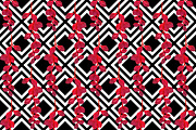 Tropical liana red leaves seamless, a Pattern Graphic by Nikelser (Thumbnail 1 of 3)