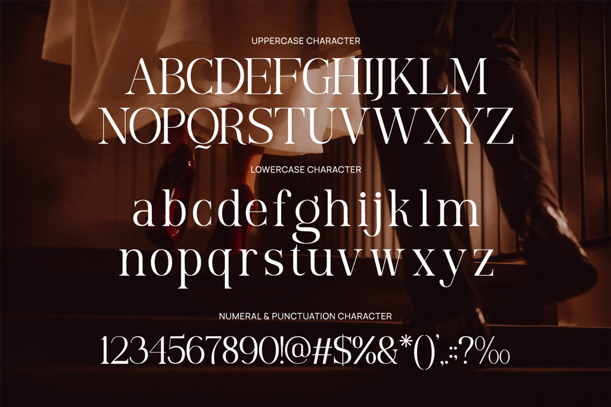 Rovelenca Modern Luxury Serif Font, a Serif Font by Vadovastd (Photo 2 of 11)