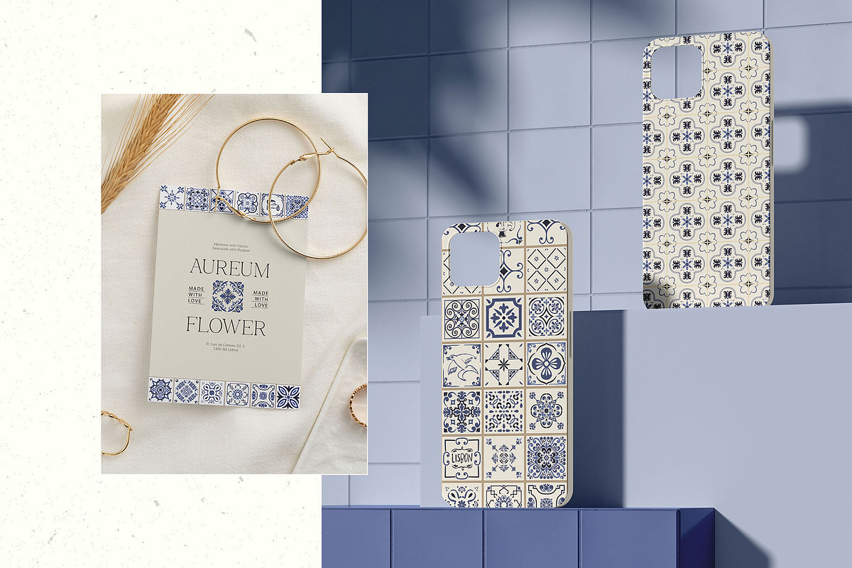 Azulejo Portugal | Tiles & Patterns, an Object Graphic by KetteCreate (Photo 7 of 20)
