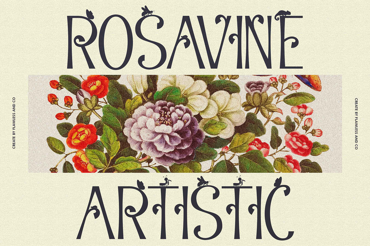 Arboriva - Decorative Font, a Font by Flawless And Co (Photo 7 of 10)