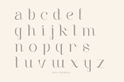 Helcy - Elegant Serif Font, a Serif Font by delipensil (Thumbnail 8 of 11)