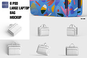 Large laptop bag mockup, a Household Mockup by GraphicVil (Thumbnail 2 of 9)
