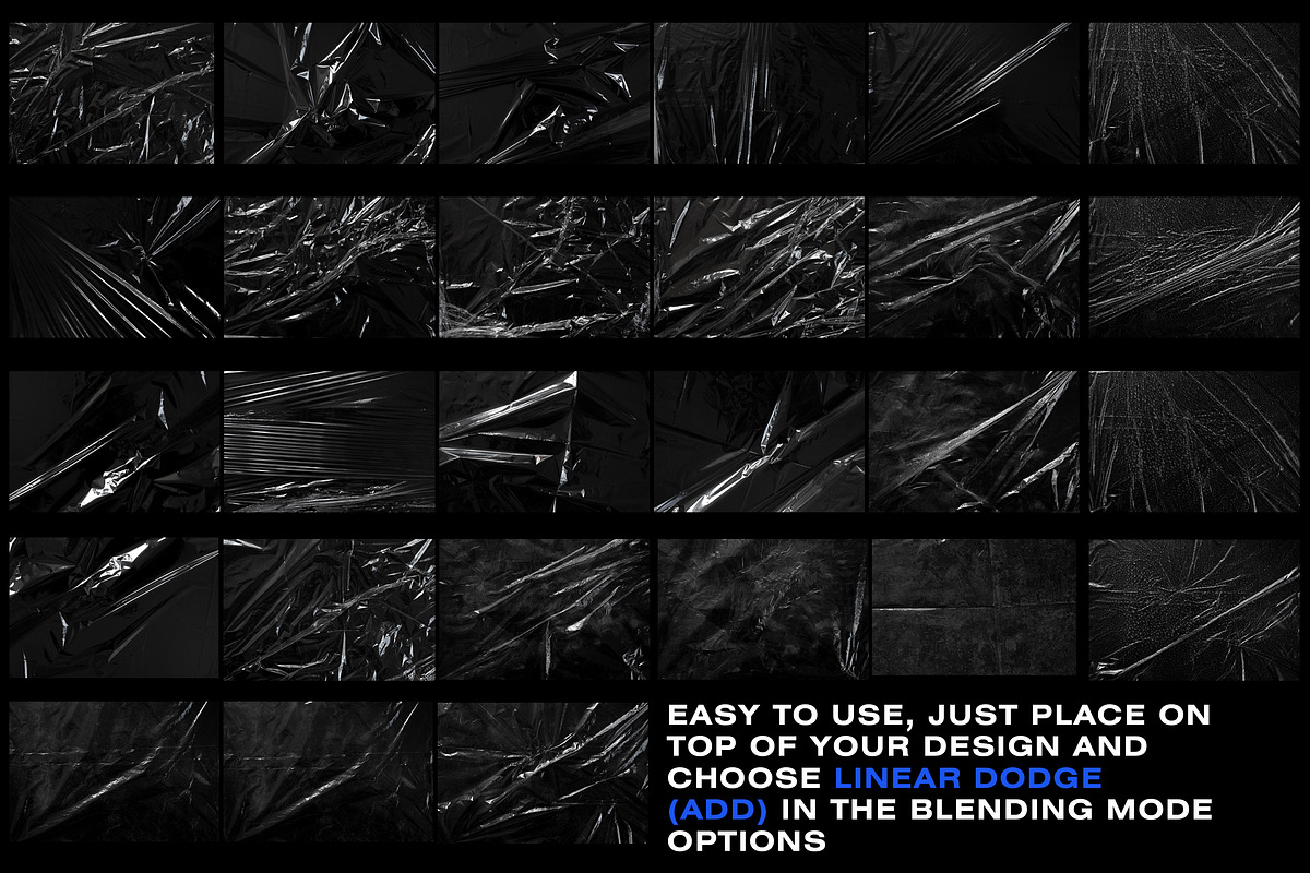 09: Plastic Wrap Textures, a Texture Graphic by Eugene Tantsurin (Photo 3 of 10)