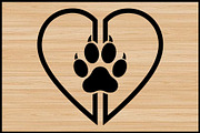 50 Heart & Paw Silhouette Bundle, an Illustration by Designs_River (Thumbnail 3 of 4)