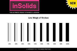 InSolids - Preset Strokes 4 InDesign