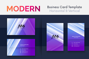 Modern Business Card Template V:130