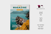 Travel Magazine Template, a Magazine Template by xtratimebd (Thumbnail 1 of 9)
