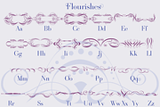 Scrolls and Flourishes, a Symbol Font by Wiescher Design (Thumbnail 2 of 6)